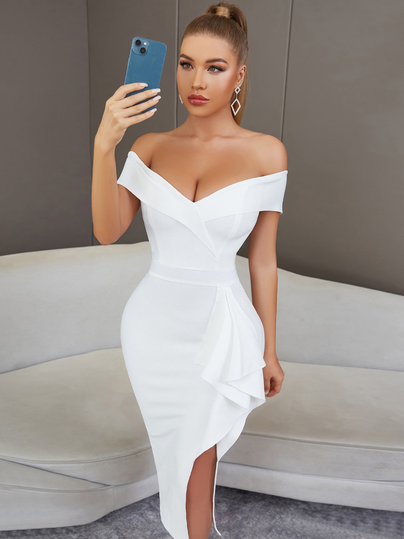 White Party Dresses - Buy White Party Dresses online in India