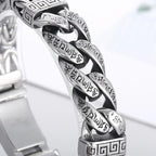 Mens Stainless Steel Doctor Strange spell Link Curb Chain Bracelet B12G-K - CIVIBUY