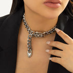 Cuban Chain Necklace Necklace Snake Necklace Choker - CIVIBUY