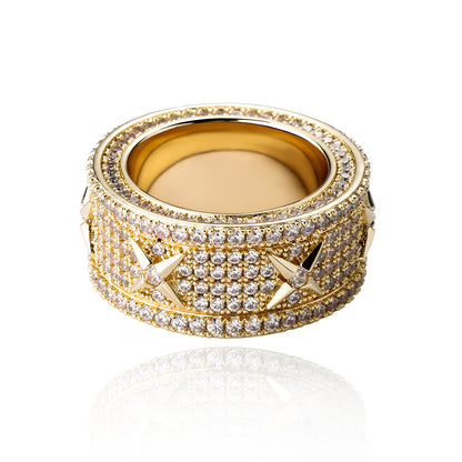 Sparkly Wedding Ring  White Gold Cubic Zirconia Wedding Engagement Rings for Women men - CIVIBUY
