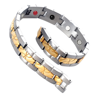 stainless steel Bracelet with Magnet Therapy for Pain Relief - CIVIBUY
