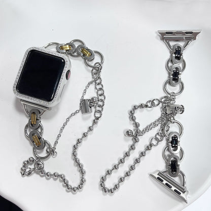 Stainless Steel bracelet apple Watch band 38/40/41mm Bracelet Strap for Series /3/4/5/6/7/se/8 - CIVIBUY