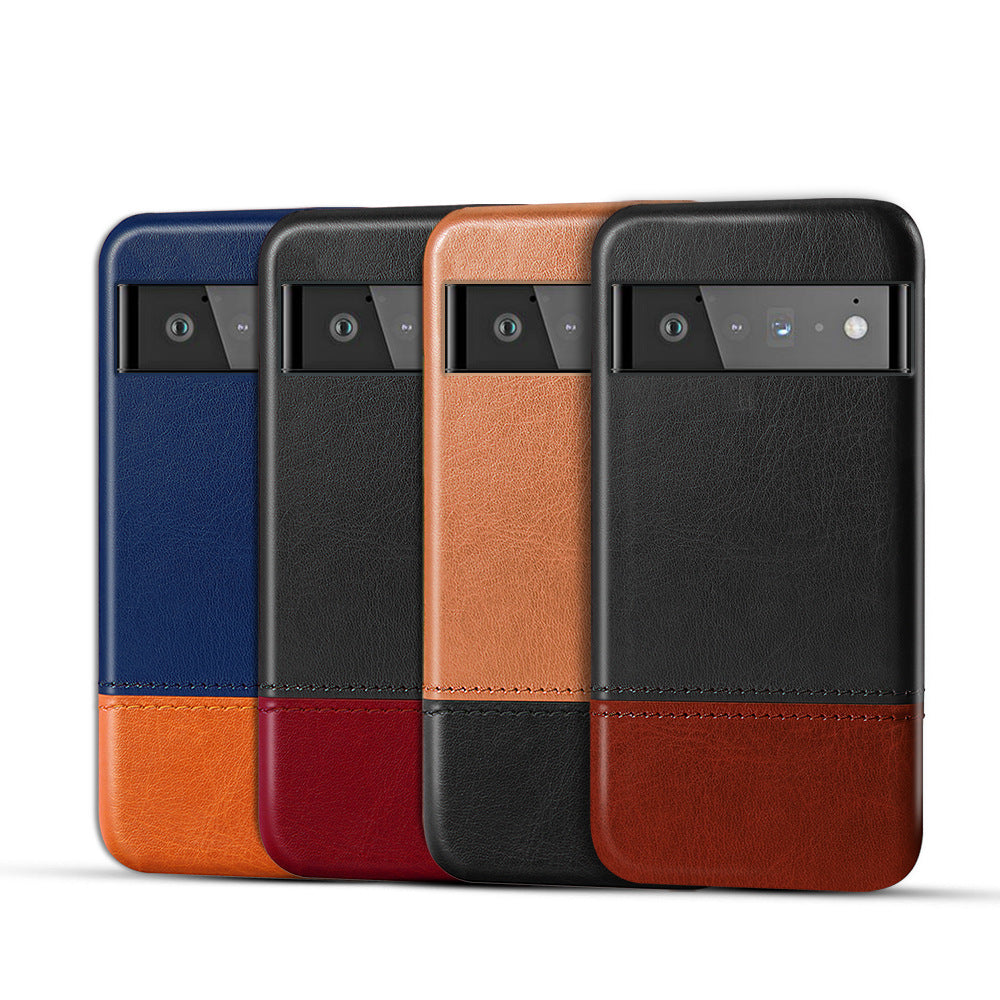 Google Pixel 8 Leather Case Pixel 8 Protective brown Case - CIVIBUY