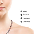 Czech Crystal Women's Magnetic Therapy Necklace For Arthritis Headaches - CIVIBUY