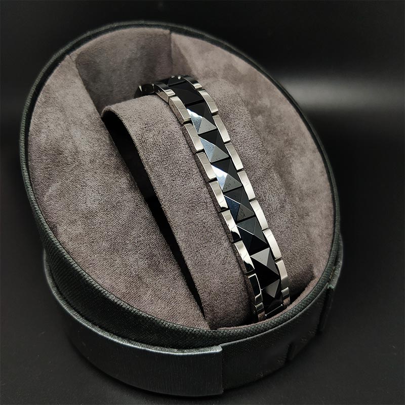 Black Magnetic bracelets for pain Arthritis Pain Relief Men bracelet - CIVIBUY