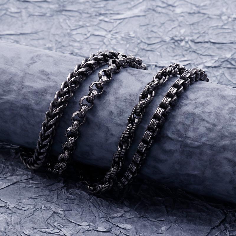 Mens Bracelet Stainless Chain and Bracelets for Men Perfect Gift - CIVIBUY