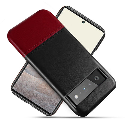 Leather Case For Google Pixel 6Pro Phone Protective Case,Black - CIVIBUY