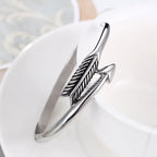 Simple geometric arrow titanium steel women Bracelet - CIVIBUY
