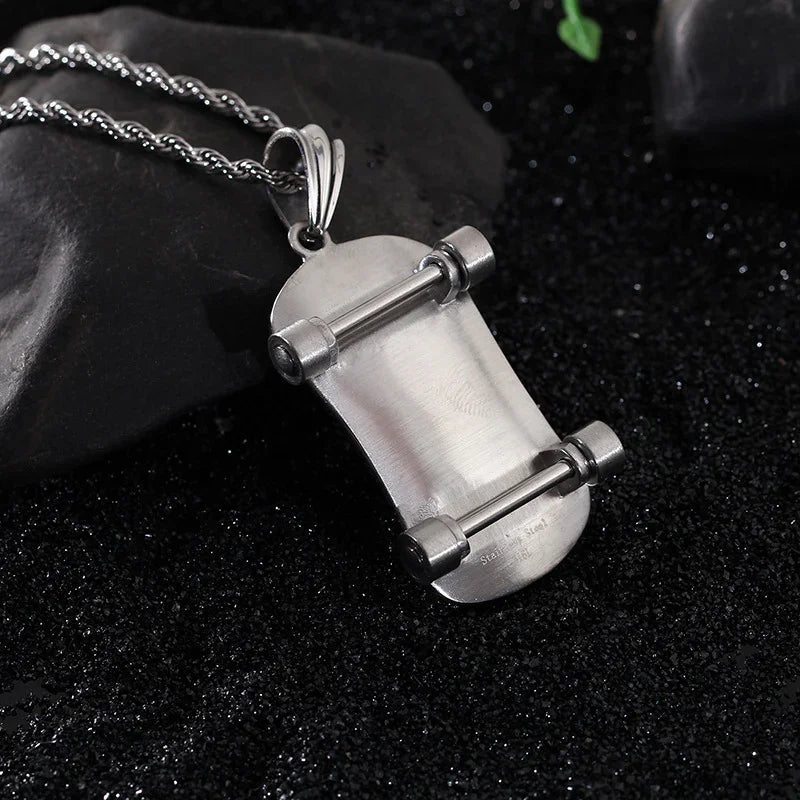 Lionhead Scooter Men's Pendant Necklace Q28TK-R36 - CIVIBUY
