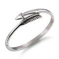 Simple geometric arrow titanium steel women Bracelet - CIVIBUY