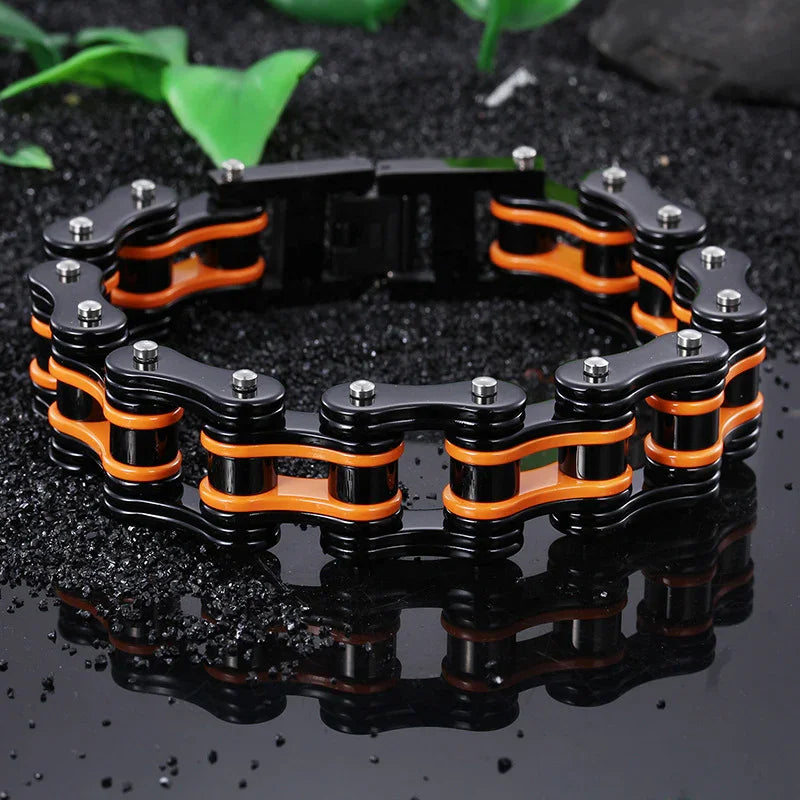 Wholesale smooth titanium steel bicycle Bracelet ETY-P3072 - CIVIBUY