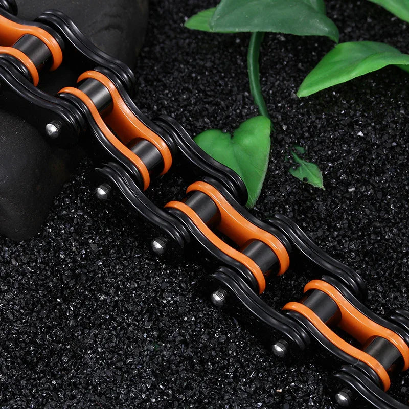 Wholesale smooth titanium steel bicycle Bracelet ETY-P3072 - CIVIBUY