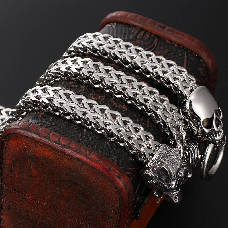 viking bracelet Stainless steel Wolf Bracelet for Men JM-S025 - CIVIBUY