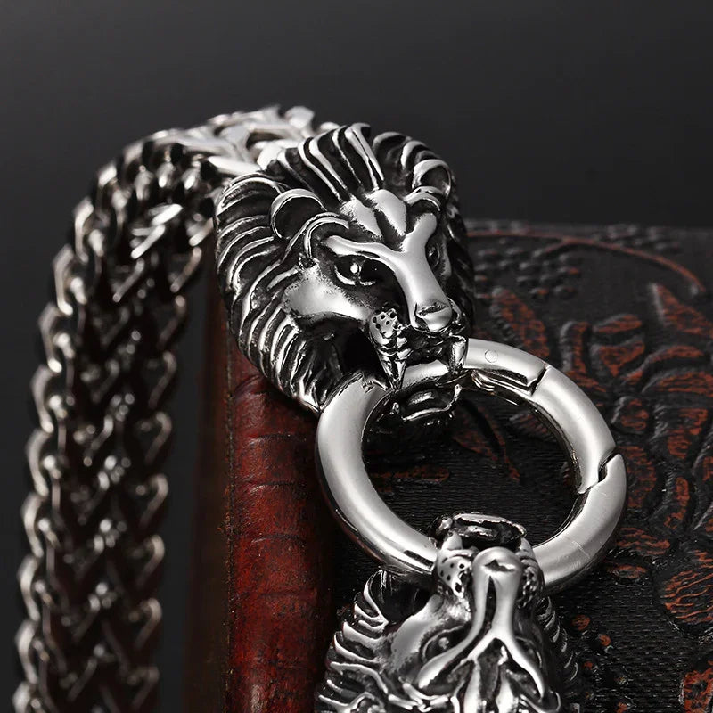 viking bracelet Stainless steel Wolf Bracelet for Men JM-S025 - CIVIBUY