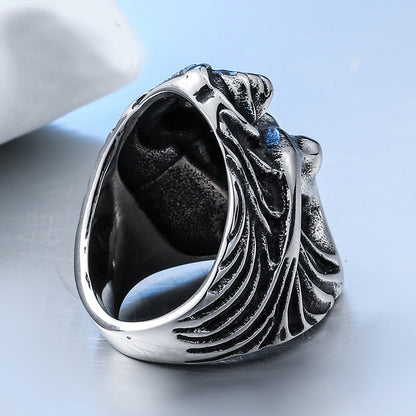 Men's women rings stainless steel angel ring R2R-H47US - CIVIBUY