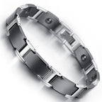 Bracelet for Men Tungsten Therapy for Arthritis Pain Relief Magnetic Bracelet KKS-T18 - CIVIBUY