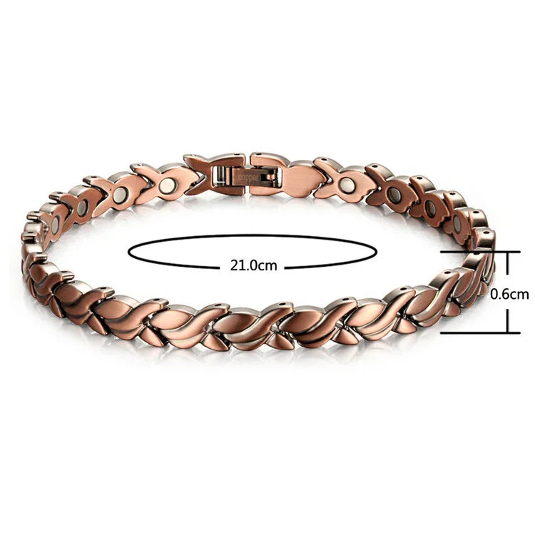 Effective Women Magnetic Copper Bracelets Benefits for Arthritis bracelet for pains - CIVIBUY