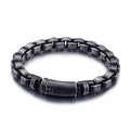 Korean Jewelry titanium steel casting Black Bracelet K2GV01 - CIVIBUY