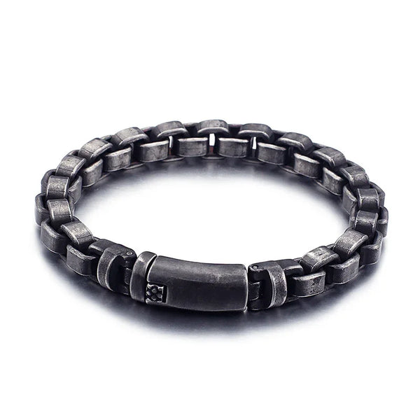 Koreaanse Sieraden titanium staal gieten Zwarte Armband K2GV01
