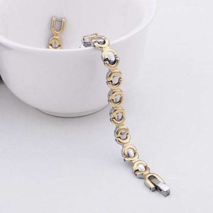 Tungsten Bracelet Energy Fashion black Ceramic man bracelets Gifts KKG-S21 - CIVIBUY