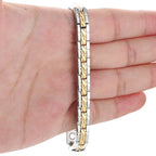 Elegant Men Womens Titanium Magnetic Therapy Bracelet Pain Relief for Arthritis - CIVIBUY