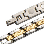 Elegant Men Womens Titanium Magnetic Therapy Bracelet Pain Relief for Arthritis - CIVIBUY