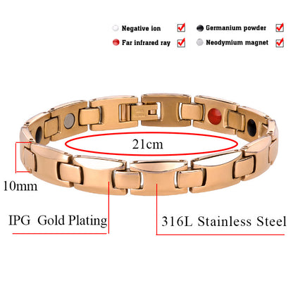 Mens Most Effective Powerful Magnetic Therapy Bracelet ANG-A78 - CIVIBUY