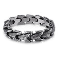 Viking bracelet, Mens stainless snake bracelet - CIVIBUY