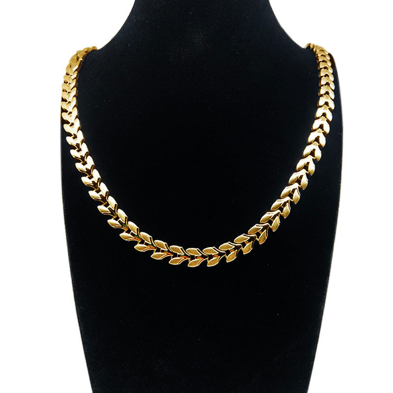 Women’s Stainless Magnetic Therapy Necklace for Headaches and Blood Circulation - CIVIBUY