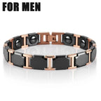 Couple Tungsten Bracelet with Magnet Therapy for Pain Relief - CIVIBUY
