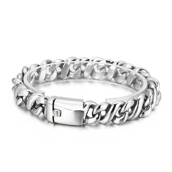 Cubaanse Armband Mode Link Chain Armband 8.7 Inch KA25SF