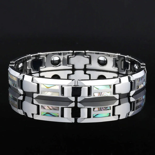 Magnetic bracelets for Pain Relief Men Tungsten bracelet