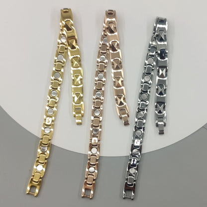 Solid Tungsten Bracelet for Men for Arthritis Pain Relief Health KKS-T10 - CIVIBUY