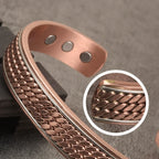Copper Powerful magnetic Bangle for Pain Relief women Bangle - CIVIBUY