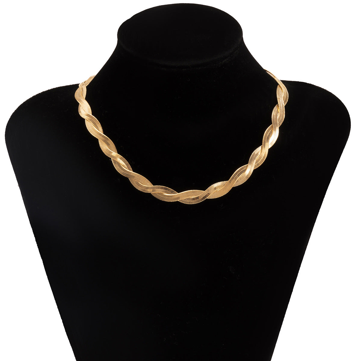 Multilayer Chain Necklace Layered Necklace Snake Necklace Choker - CIVIBUY