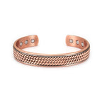 Copper Powerful magnetic Bangle for Pain Relief women Bangle - CIVIBUY