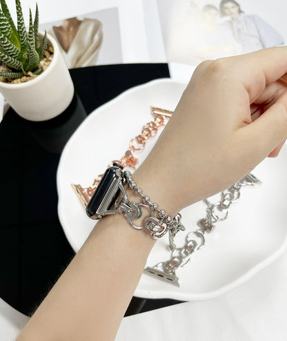 Stainless Steel bracelet apple Watch band 38/40/41mm Bracelet Strap for Series /3/4/5/6/7/se/8 - CIVIBUY
