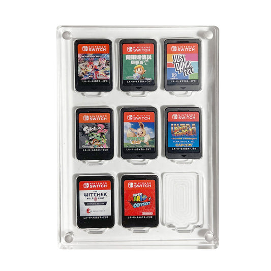 Switch game card storage Transparent magnetic force Acrylic box - CIVIBUY