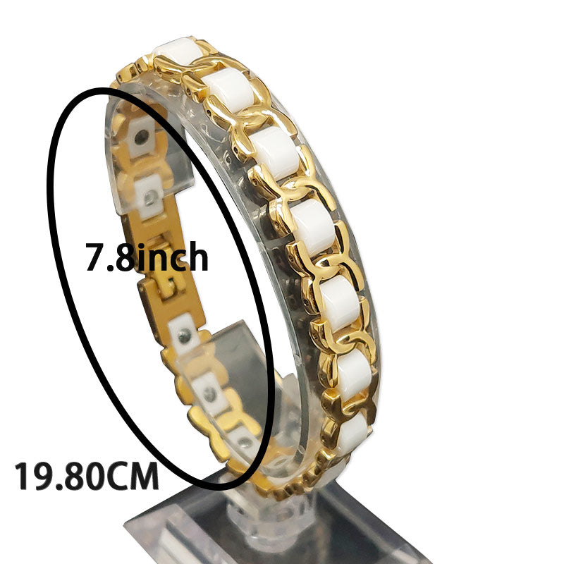 Womens Therapy Bracelet for Arthritis Pain Relief Size Adjusting Magnetic Pain bracelet - CIVIBUY