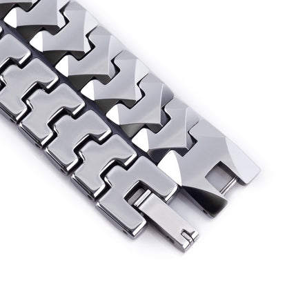 Solid Tungsten Mens Magnetic Bracelets for Arthritis Pain Relief Bracelet - CIVIBUY