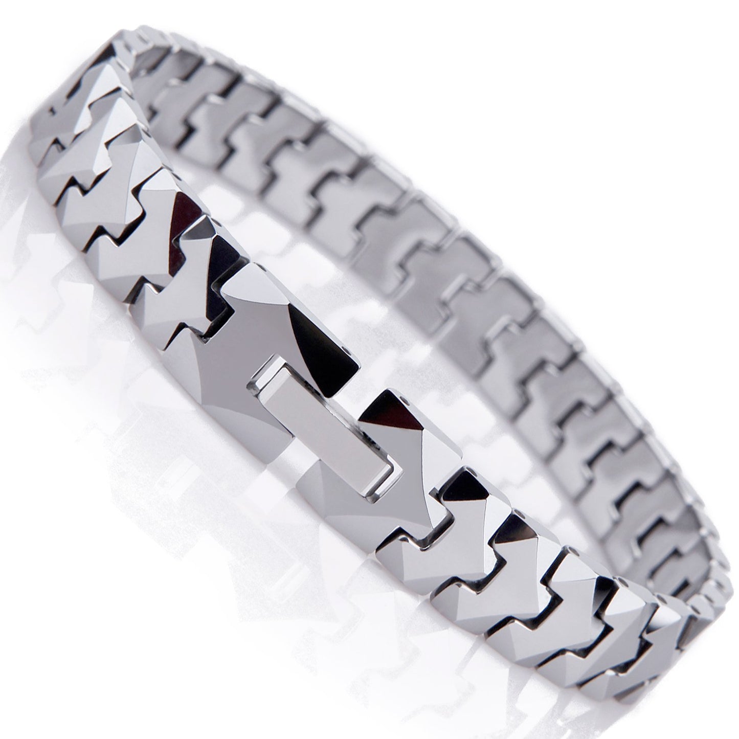 Solid Tungsten Mens Magnetic Bracelets for Arthritis Pain Relief Bracelet - CIVIBUY