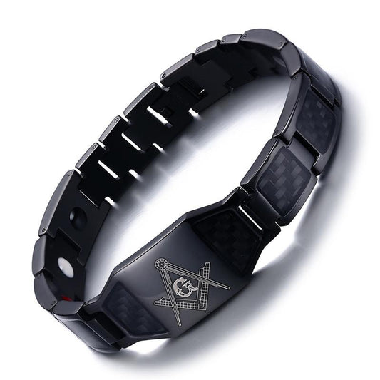Magnetic Bracelet Crabon Fiber Bracelet for Arthritis Pain Relief Bracelet KC-G36 - CIVIBUY