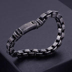 Antique titanium steel casting stainless steel Men Bracelet - CIVIBUY