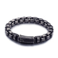 Antique titanium steel casting stainless steel Men Bracelet - CIVIBUY