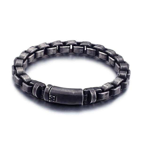 Antique titanium steel casting stainless steel Men Bracelet