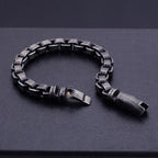 Antique titanium steel casting stainless steel Men Bracelet - CIVIBUY