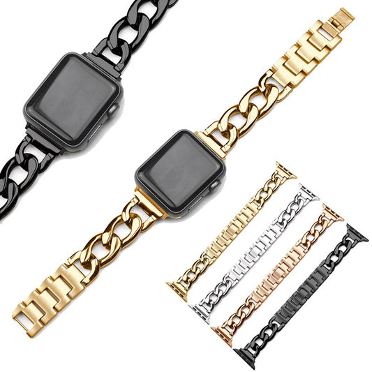 bedazzled apple watch band Replacement Strap Steel iwatch 8/7/6/se band - CIVIBUY
