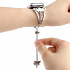 Bling Dragonfly Watch band 38/40mm Bracelet Cuff Band Strap for iWatch - CIVIBUY