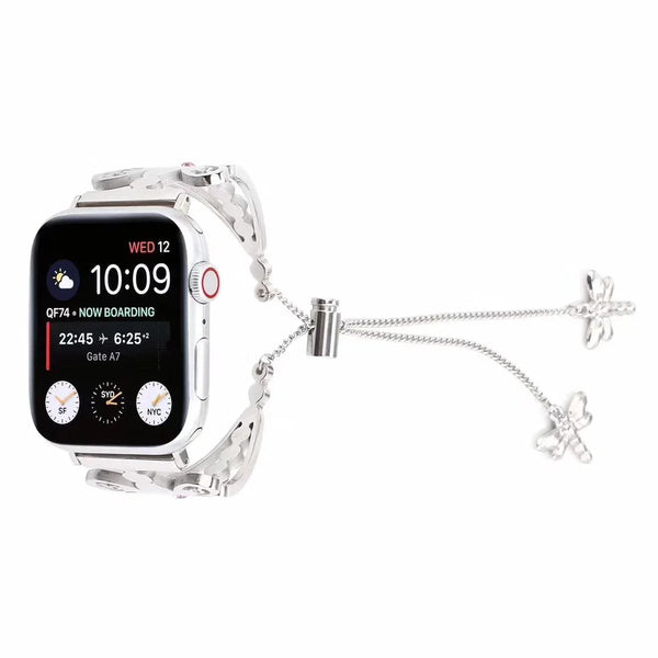 Bling Dragonfly Watch band 38/40mm Bracelet Cuff Band Strap for iWatch