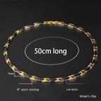 Ceramics Magnetic Blood Circulation Necklace Pain Relief women Jewelry Link - CIVIBUY